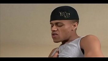 Sexy white boy gets hard black dick