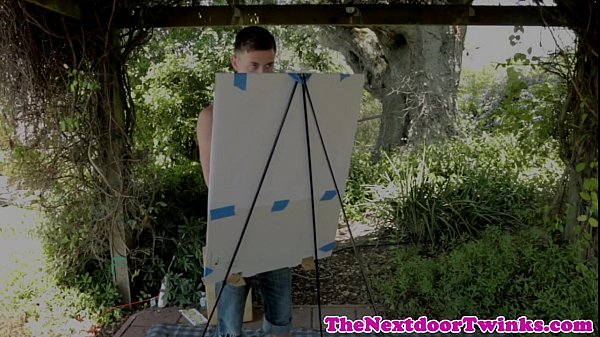 Passionate latin twink in anal session